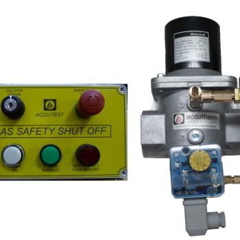 Accutherm Accutest Valve Assembly 100mm 240VAC up to 7kPa Gas Shut Off System 